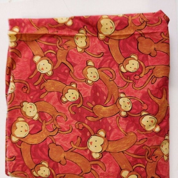 vintage Safari So Good by P&B Textiles fabric Monkey sewing quilting 44" x 72" - Picture 1 of 5